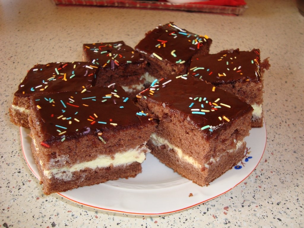 Negresa cu crema de vanilie