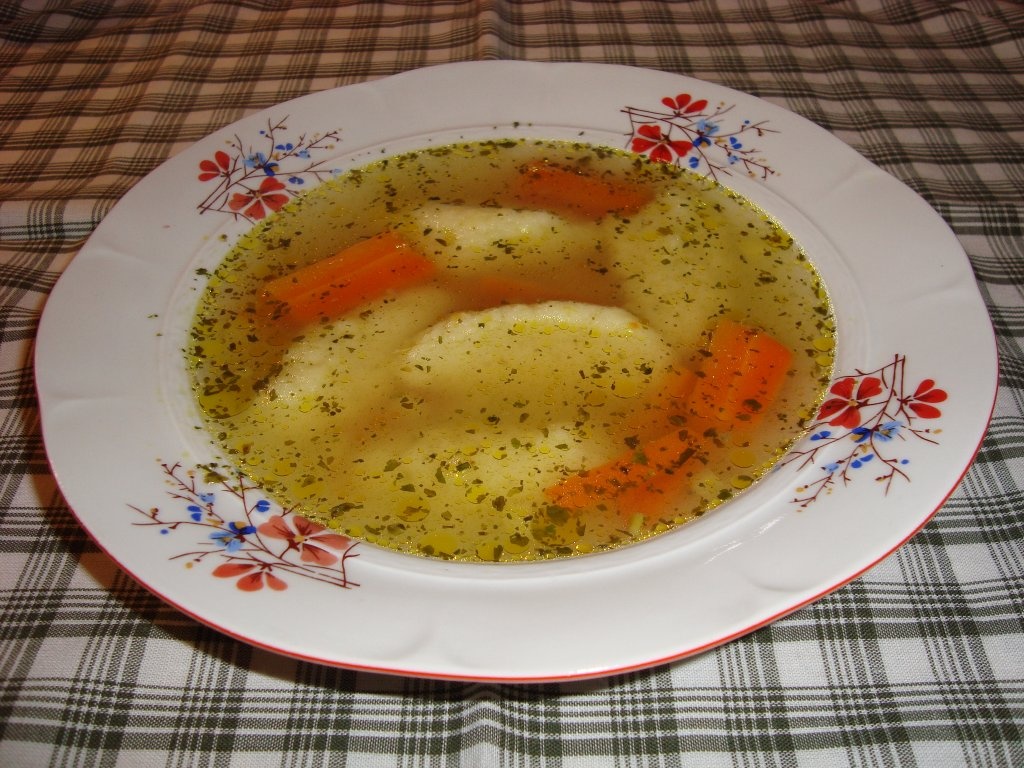 Supa cu galuste de gris