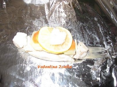 Peste sarat si uscat rasol cu legume la cuptor