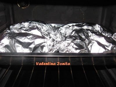 Peste sarat si uscat rasol cu legume la cuptor