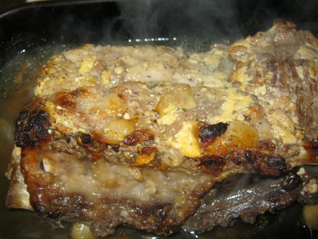 Friptură de porc cu mere-pentru Crăciun-