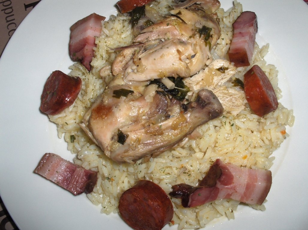 Galinha cerejada á Loulè( retetã regionalã Algarve)