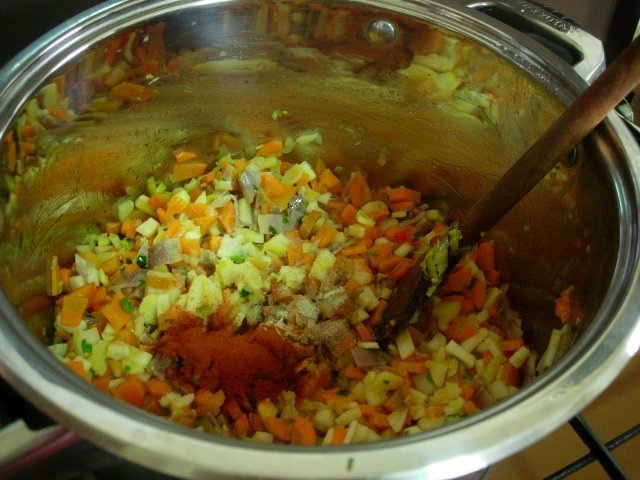 Ciorba de varza dulce cu afumatura