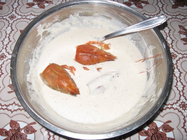 Raci prajiti in aluat de clatite de post