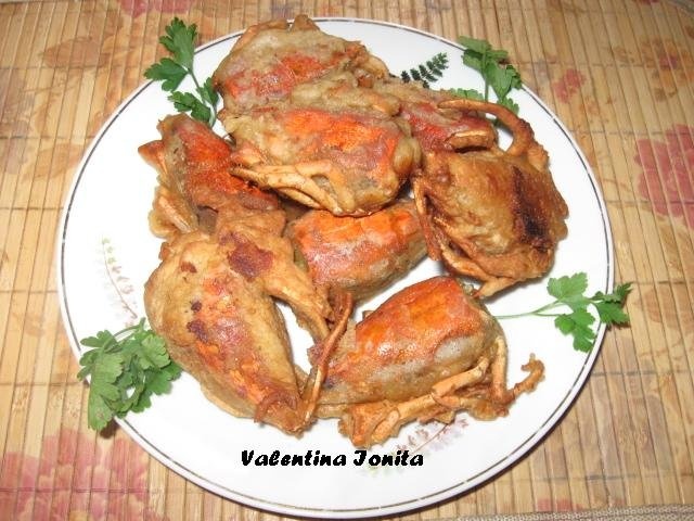 Raci prajiti in aluat de clatite de post