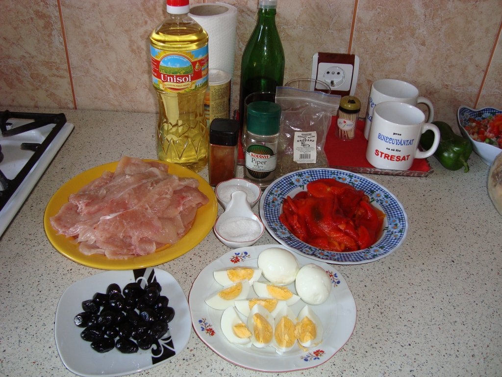 Rulouri din piept de pui