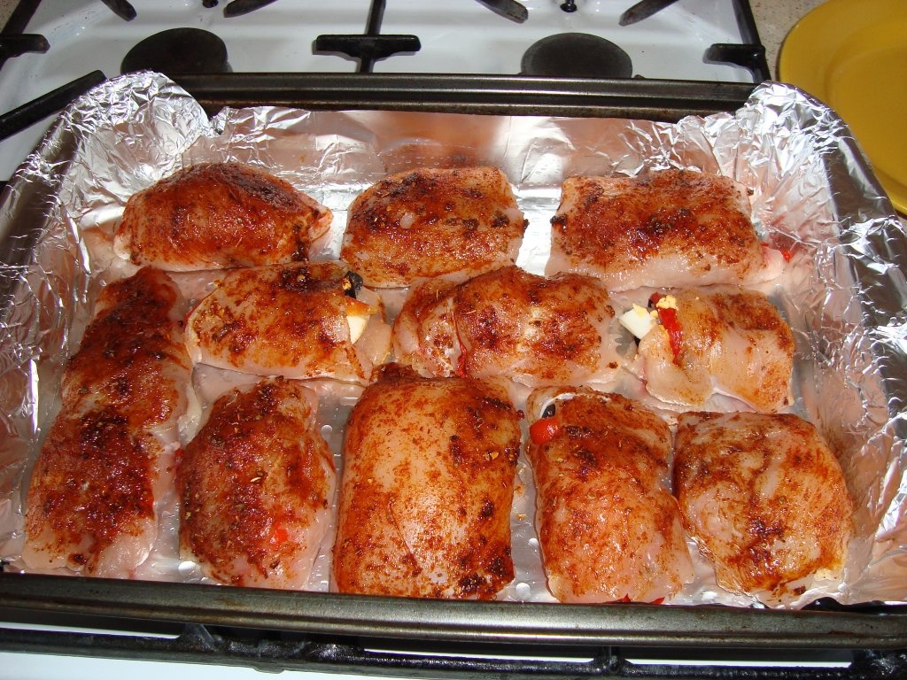 Rulouri din piept de pui