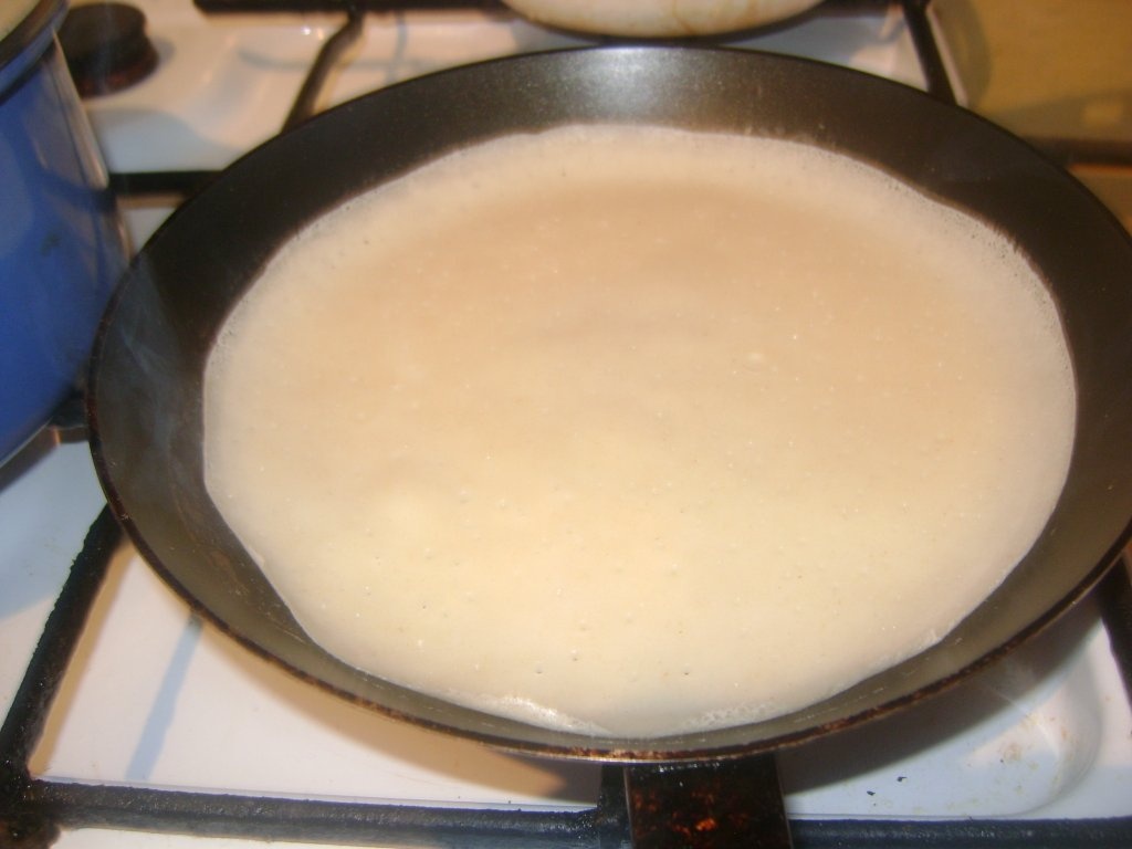 Clatite cu carne de pui