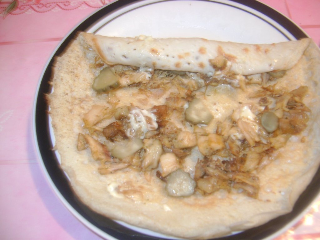 Clatite cu carne de pui