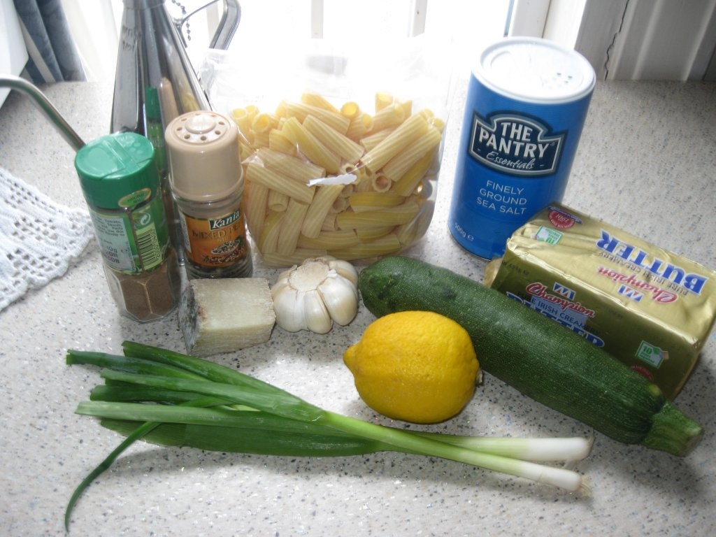 Tortiglioni cu dovlecel