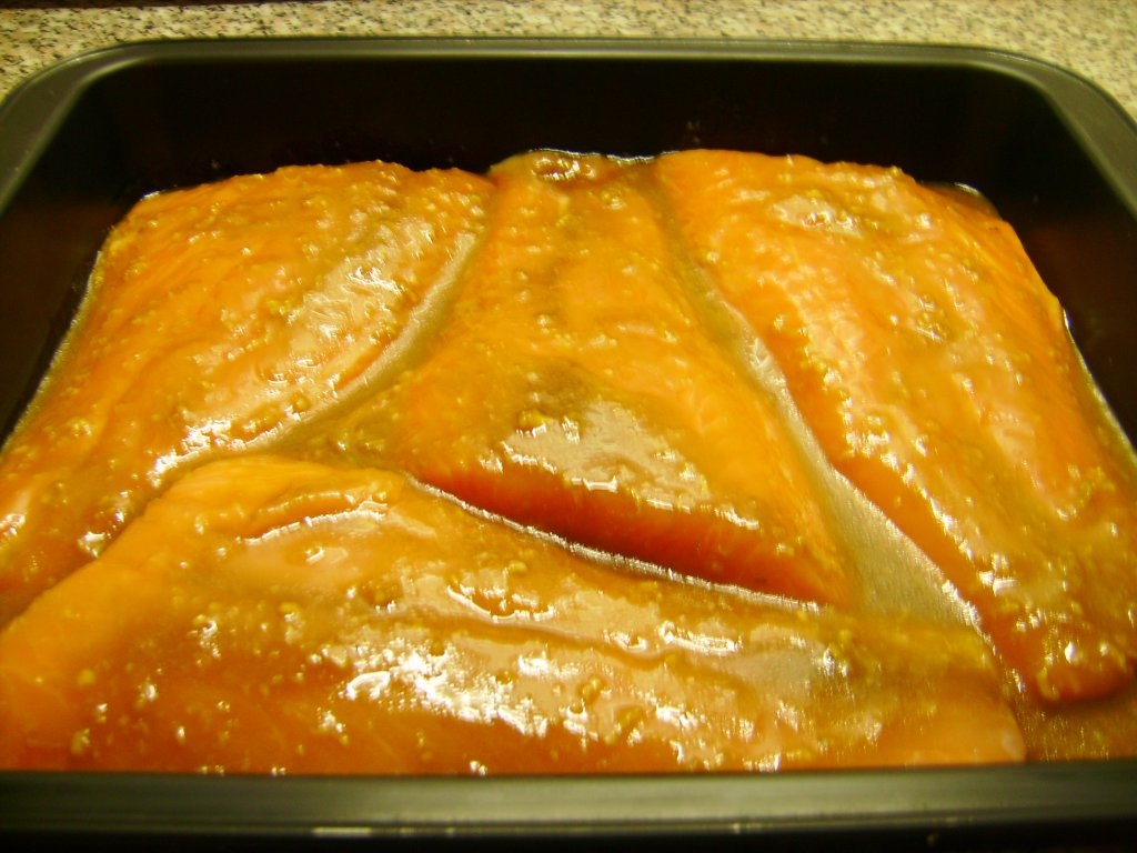 Somon la cuptor cu fenicul