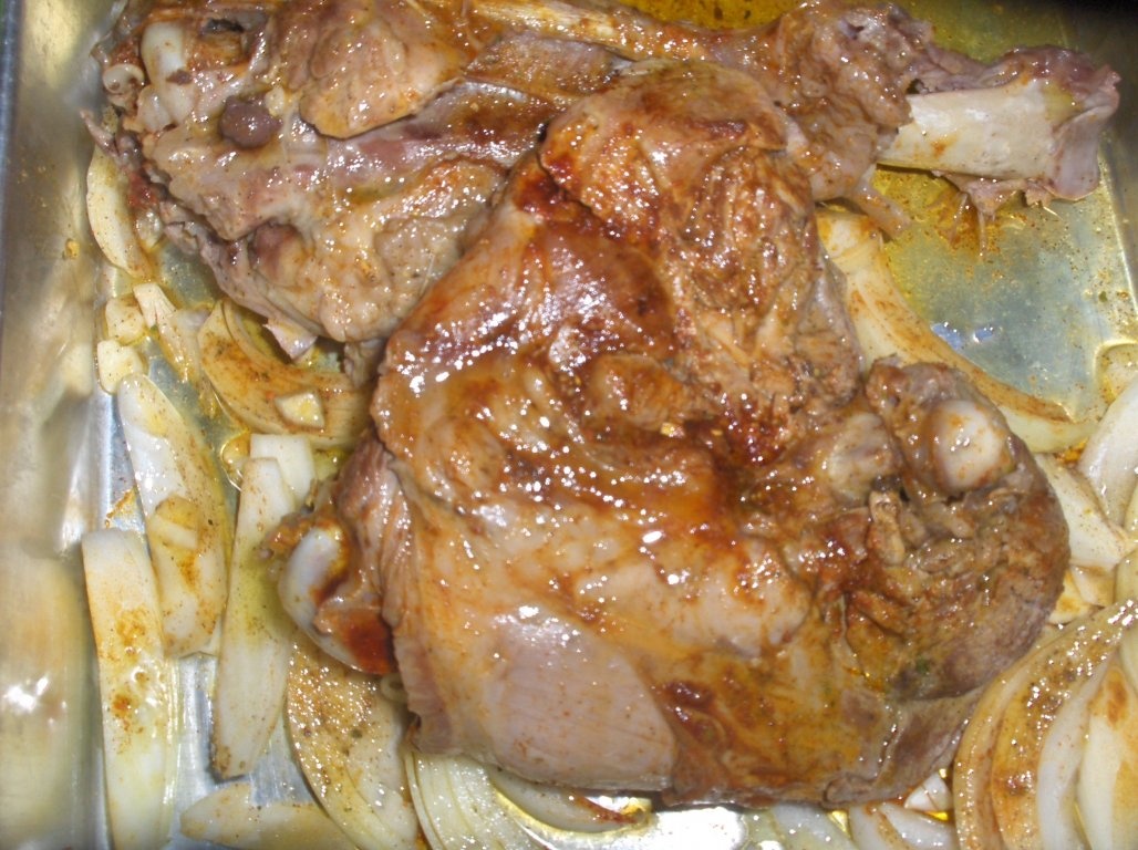 Pulpã  de  curcan la cuptor ( reteta pitarului)   (Perna de Peru à Padeiro)