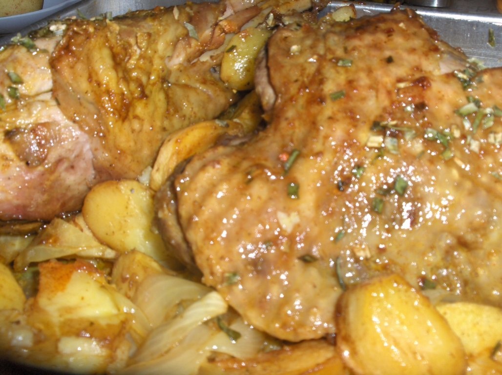 Pulpã  de  curcan la cuptor ( reteta pitarului)   (Perna de Peru à Padeiro)