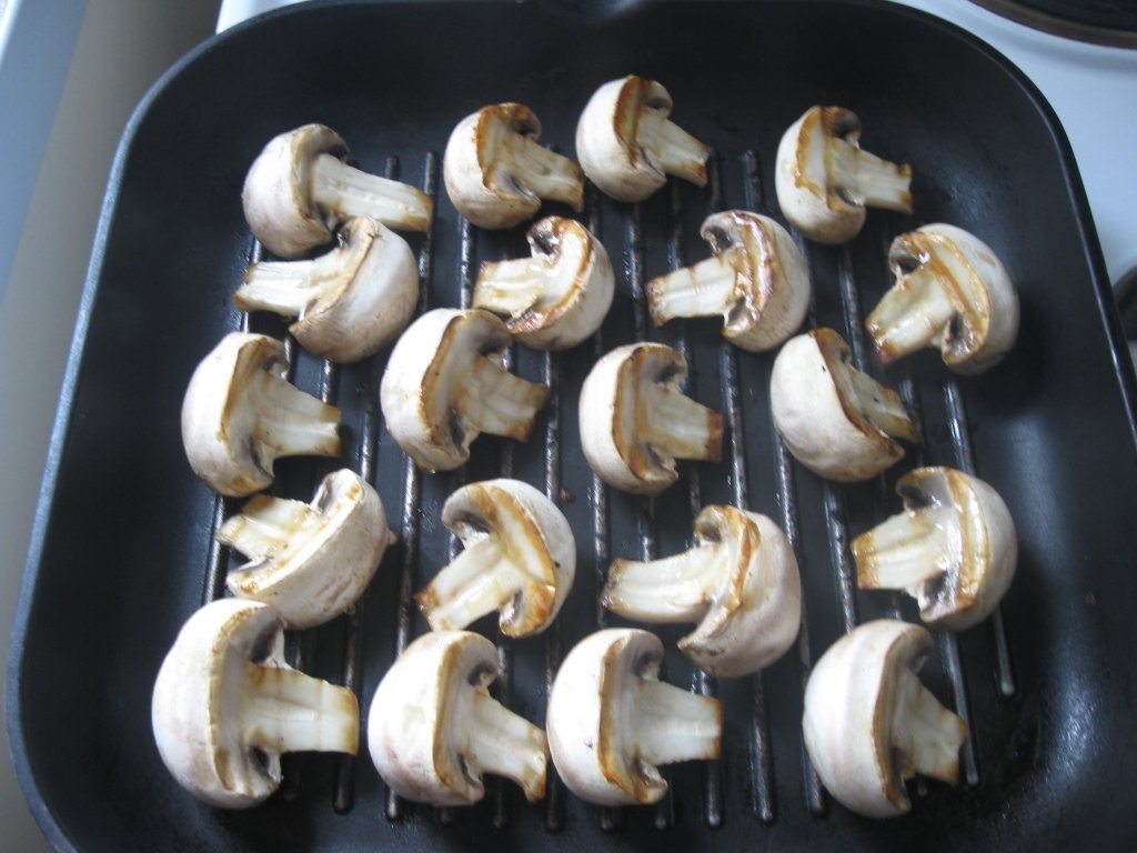 Legume la grill cu piept de pui