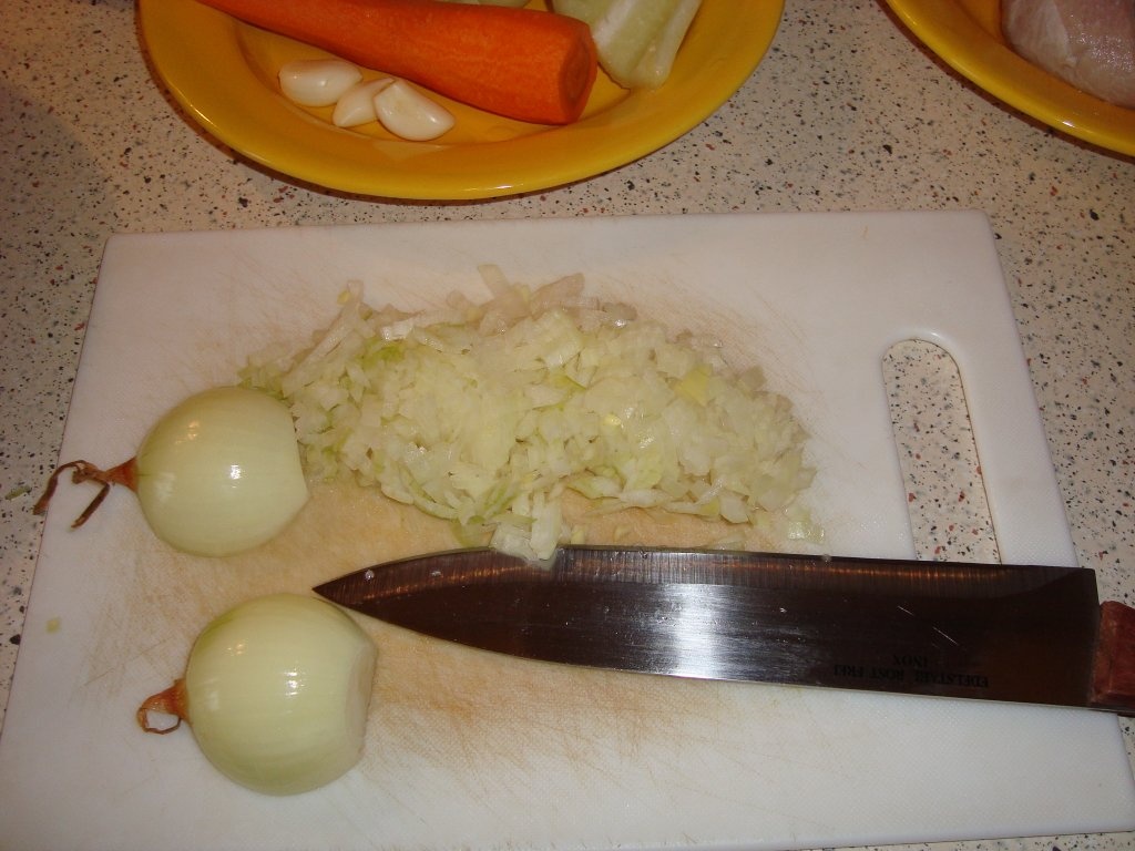 Tocanita de vitel cu piure de cartofi