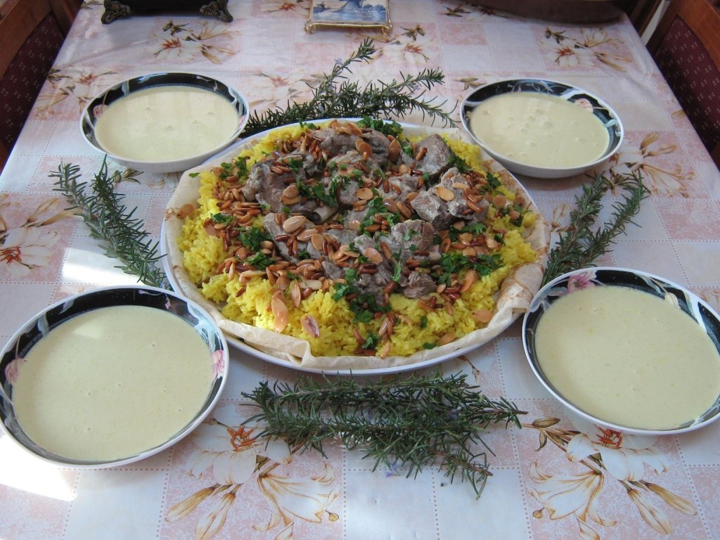 "Mansaf"- mancarea nationala a Iordaniei