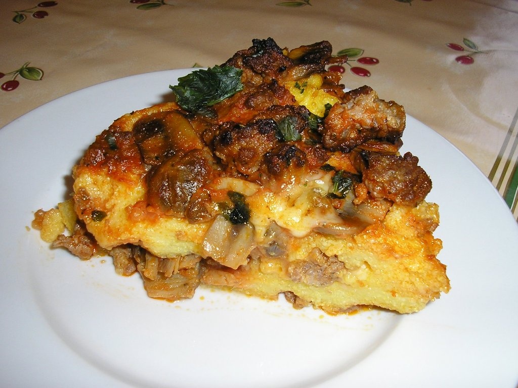Polenta alla boscaiola