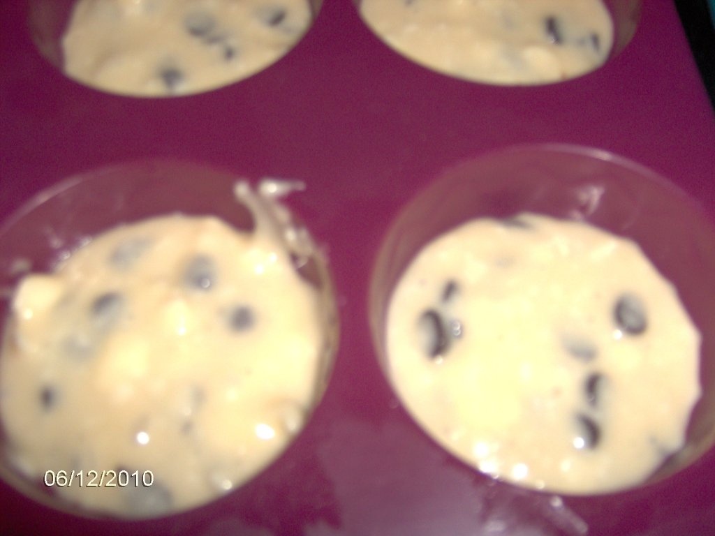 Briose cu chocolate chips
