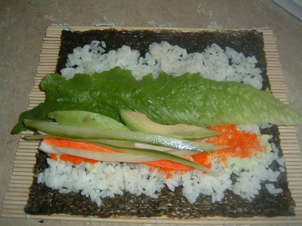 Sushi cu crab