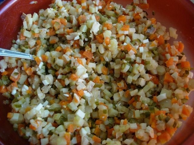 Salata boeuf cu rodie