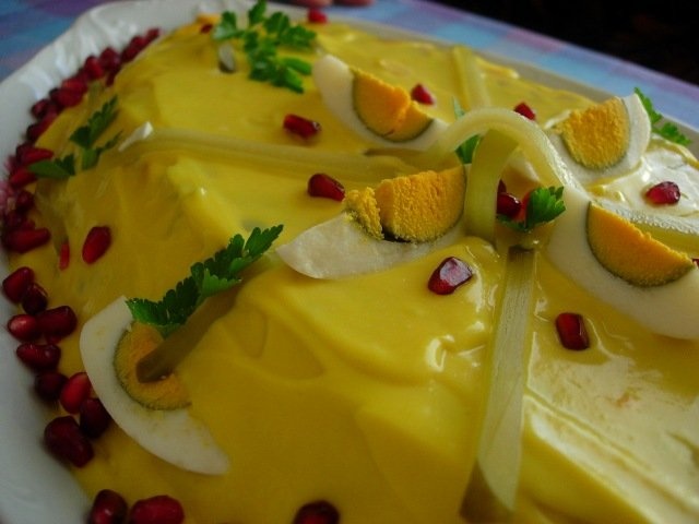 Salata boeuf cu rodie