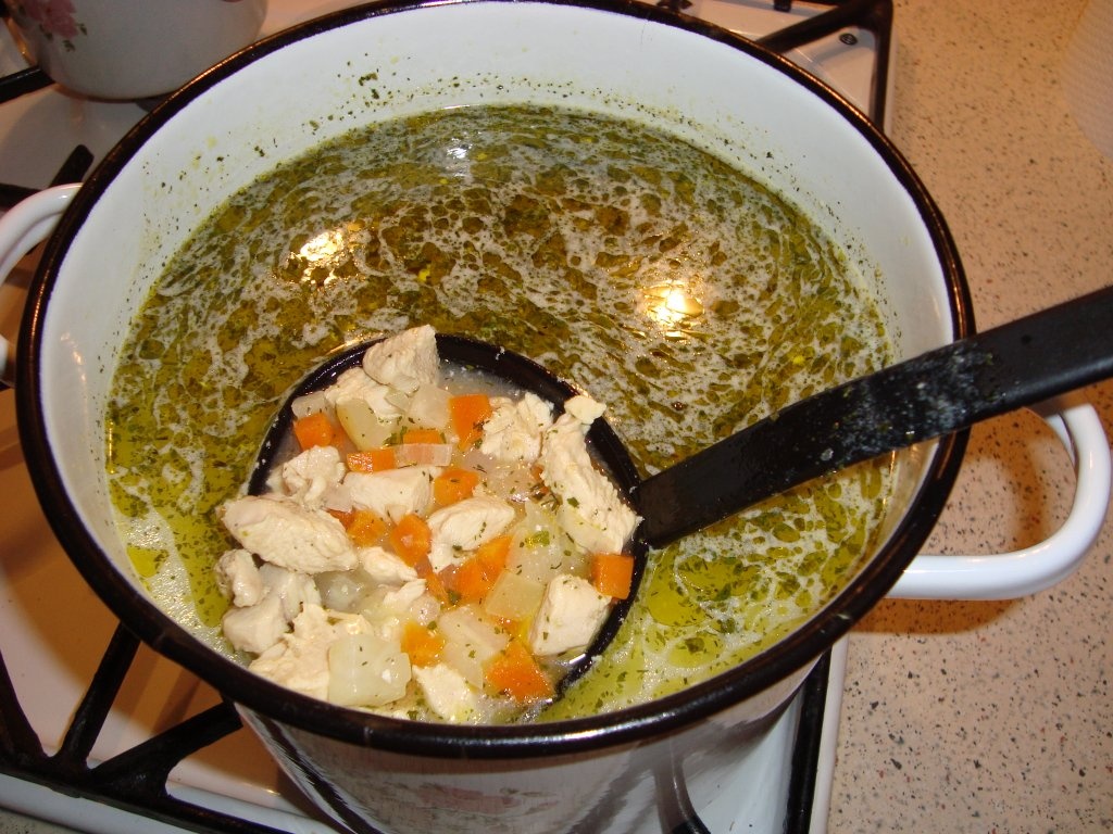 Ciorba de pui a la grec