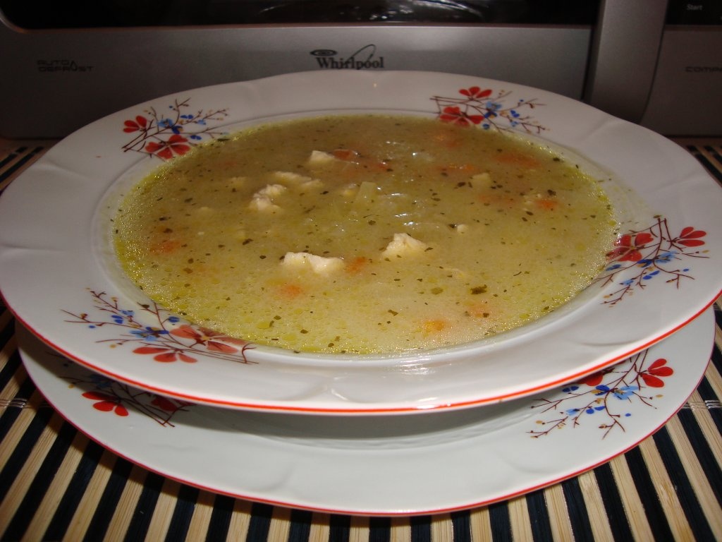 Ciorba de pui a la grec