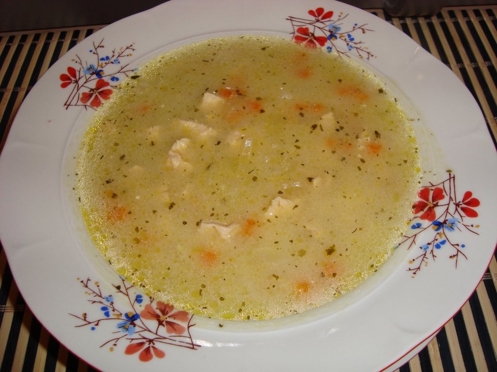 Ciorba de pui a la grec