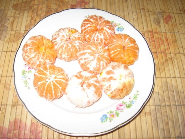 Clementine in aluat de clatite