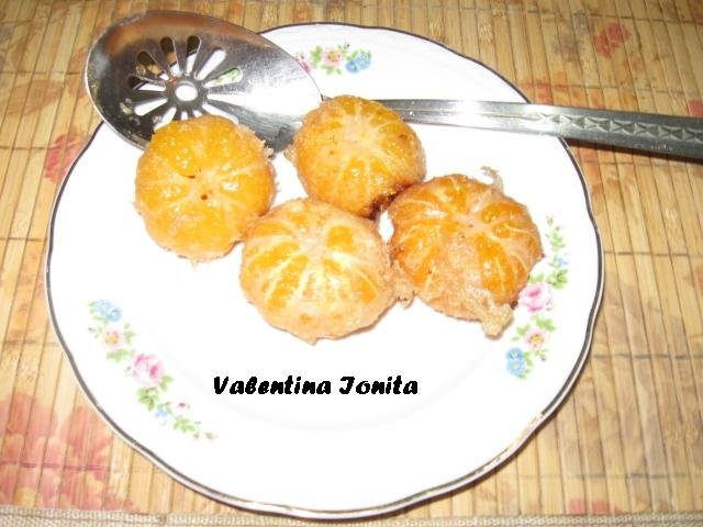 Clementine in aluat de clatite