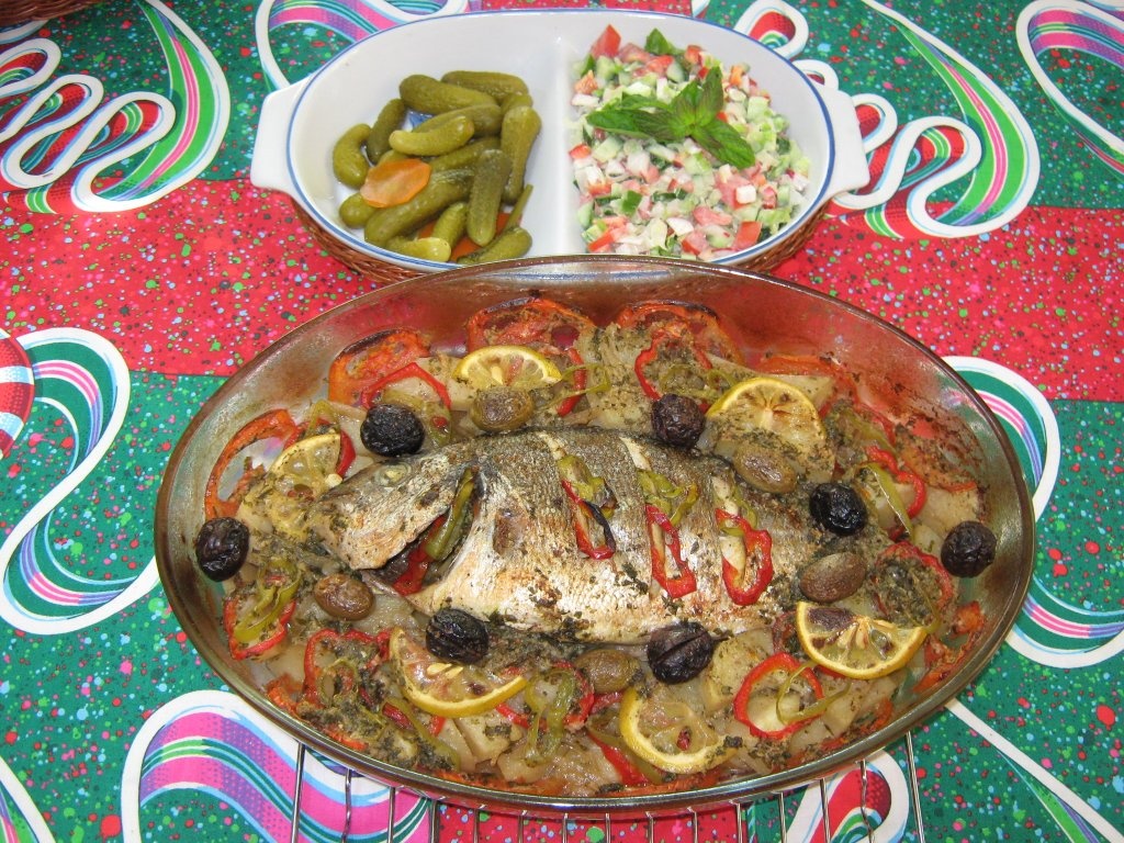 Biban umplut la cuptor-specific tarilor arabe