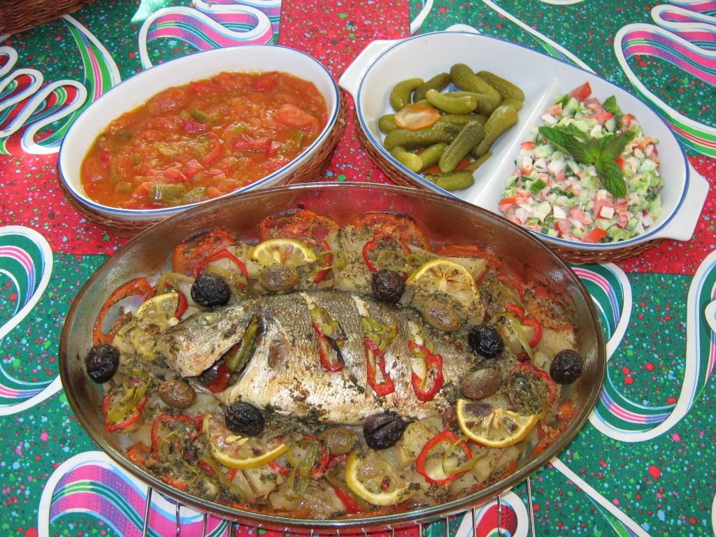 Biban umplut la cuptor-specific tarilor arabe