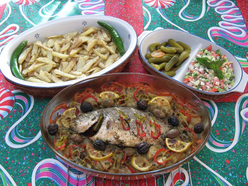 Biban umplut la cuptor-specific tarilor arabe
