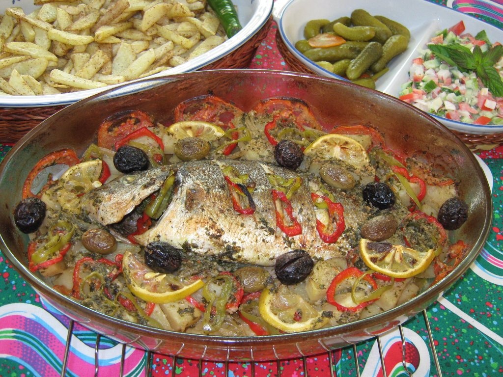 Biban umplut la cuptor-specific tarilor arabe