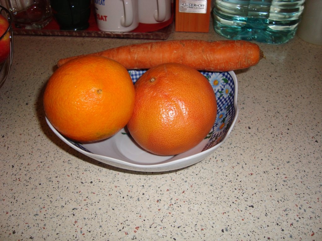 Suc de portocale, gref si morcov