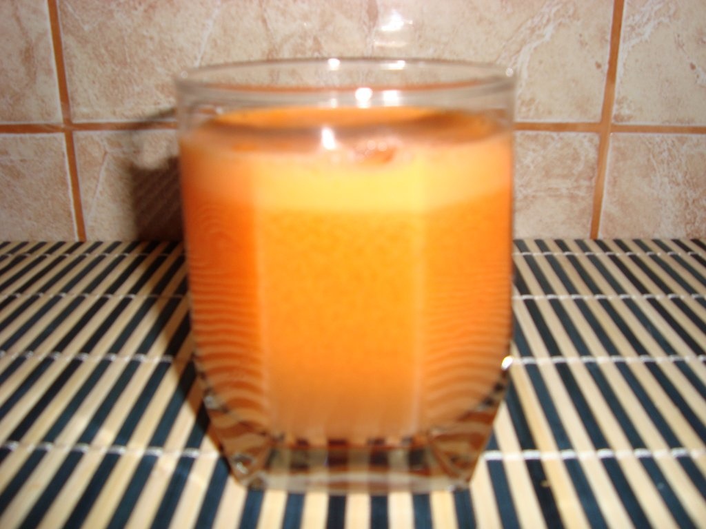 Suc de portocale, gref si morcov