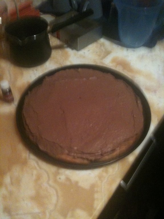 Prajitura cu visine si crema de ciocolata Ank