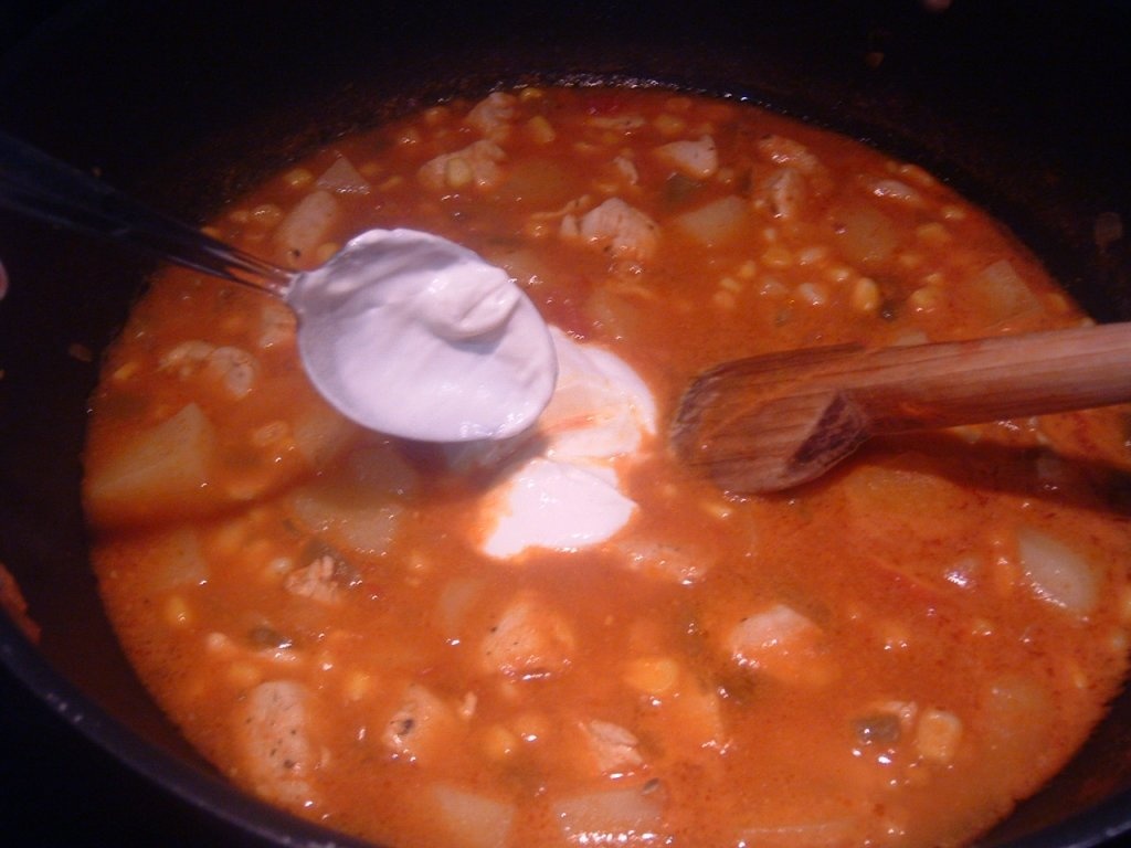 Supa Tex- Mex cu pui si porumb(reteta mexicana)