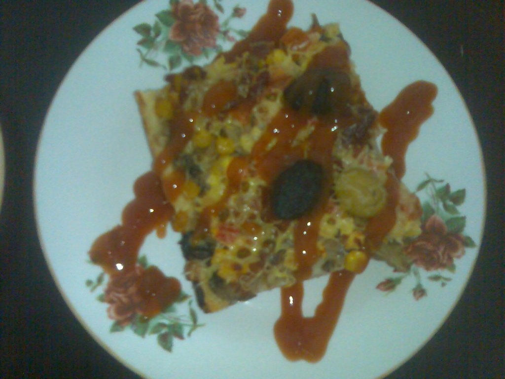 Pizza de post cu ciuperci