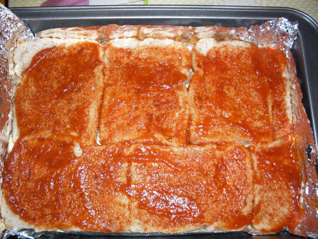 Pizza din paine feliata