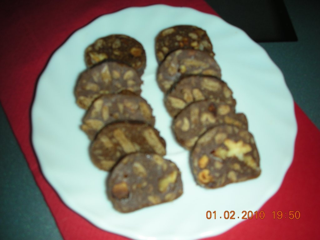 Salam de biscuiţi reţetă