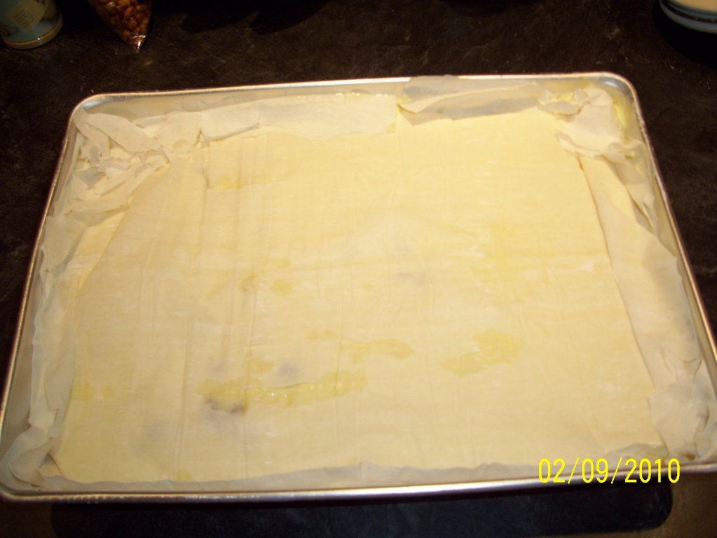 Prajitura cu foi Fillo