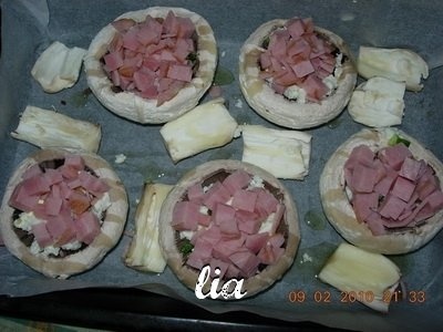 Ciuperci umplute 2