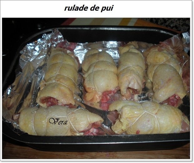 Rulada de copane de pui