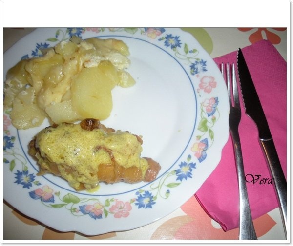 Rulada de copane de pui