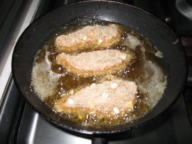 Crochete crocante din piept de pui