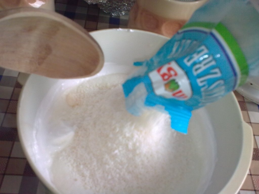 Prajitura cu nuca de cocos si frisca