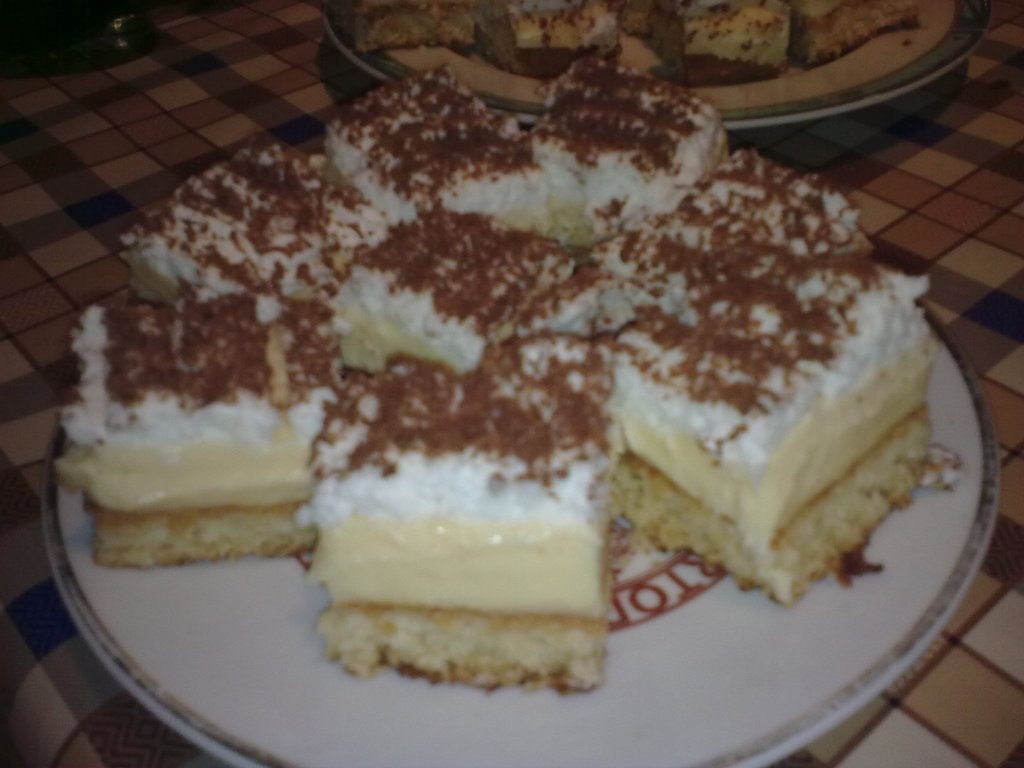 Prajitura cu nuca de cocos si frisca