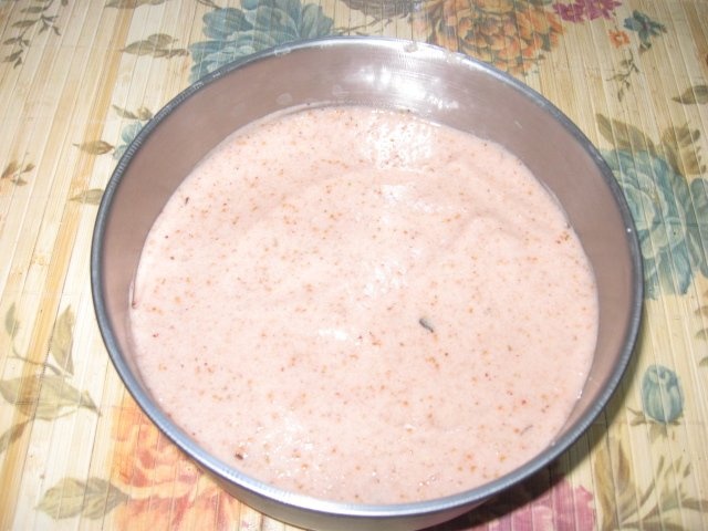 Pere umplute cu inghetata