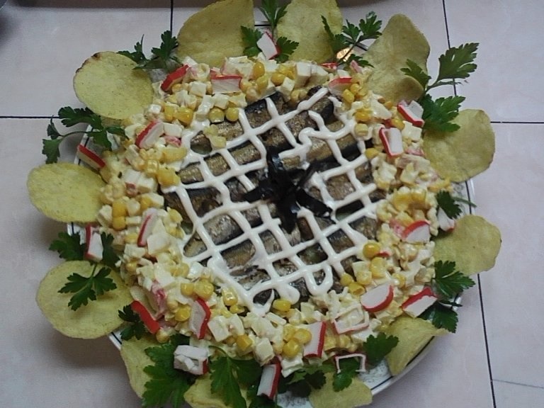 Aperitiv floarea soarelui